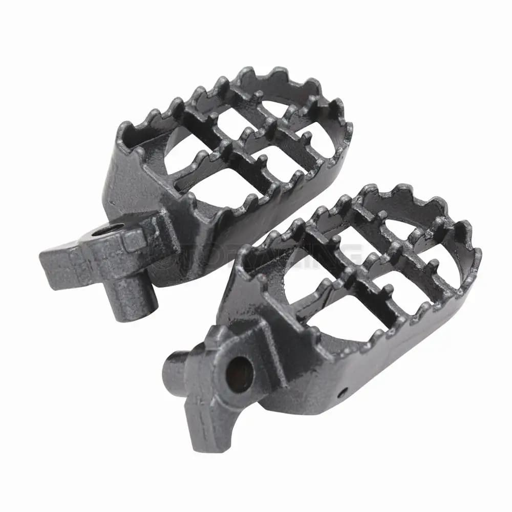 Repose-pieds de course pour moto et Dirt Bike, pour Honda CR125R CR250R 1995-1999 CR500R 1995-2005 C