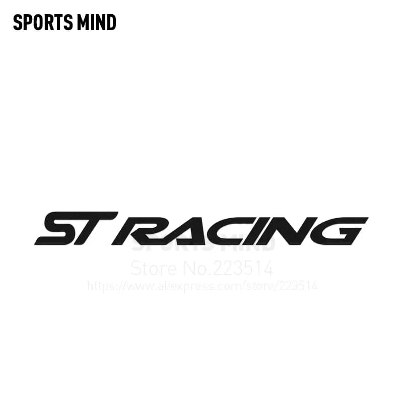 Autocollant de voiture pour voitures de sport Mind ST RACING, autocollant de style de voiture pour F