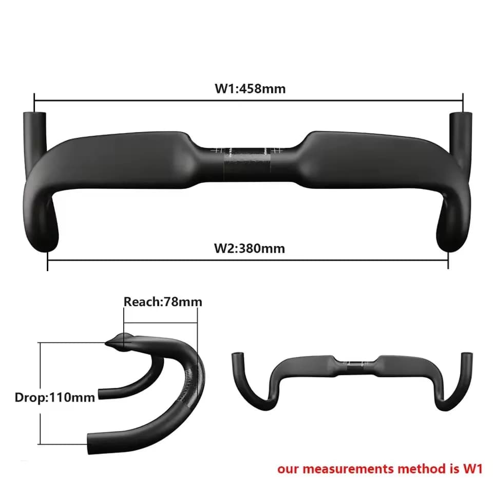 Guidon de vélo de gravier RXL SL, guidon de vélo en Fiber de carbone, barre de chute de vélo de cour