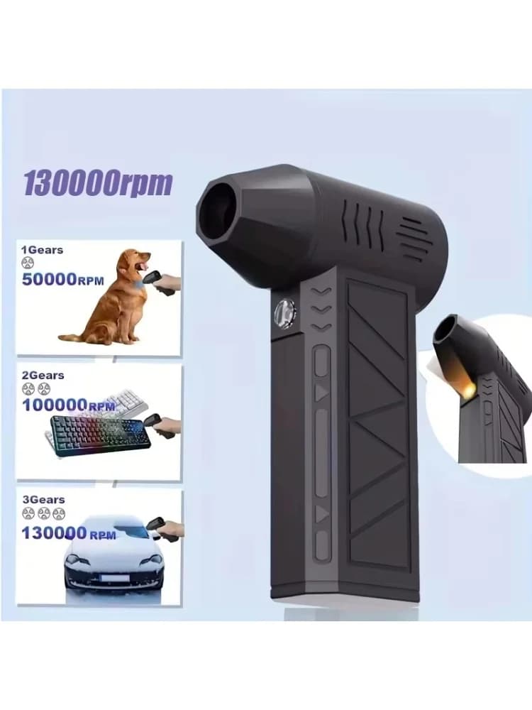 Nouveau ventilateur à jet puissant, portable, pour éliminer la poussière, ventilateur turbo à main,