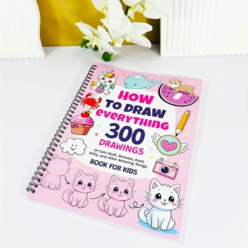 Comment dessiner tout pour les passionnés de peinture, 300 dessins simples pas à pas mignons de chos