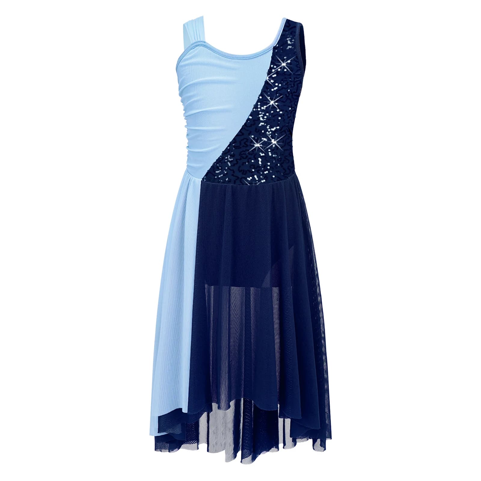 Robe de danse contemporaine pour filles, tenue de ballet pour spectacle sur scène, robe de danse à s