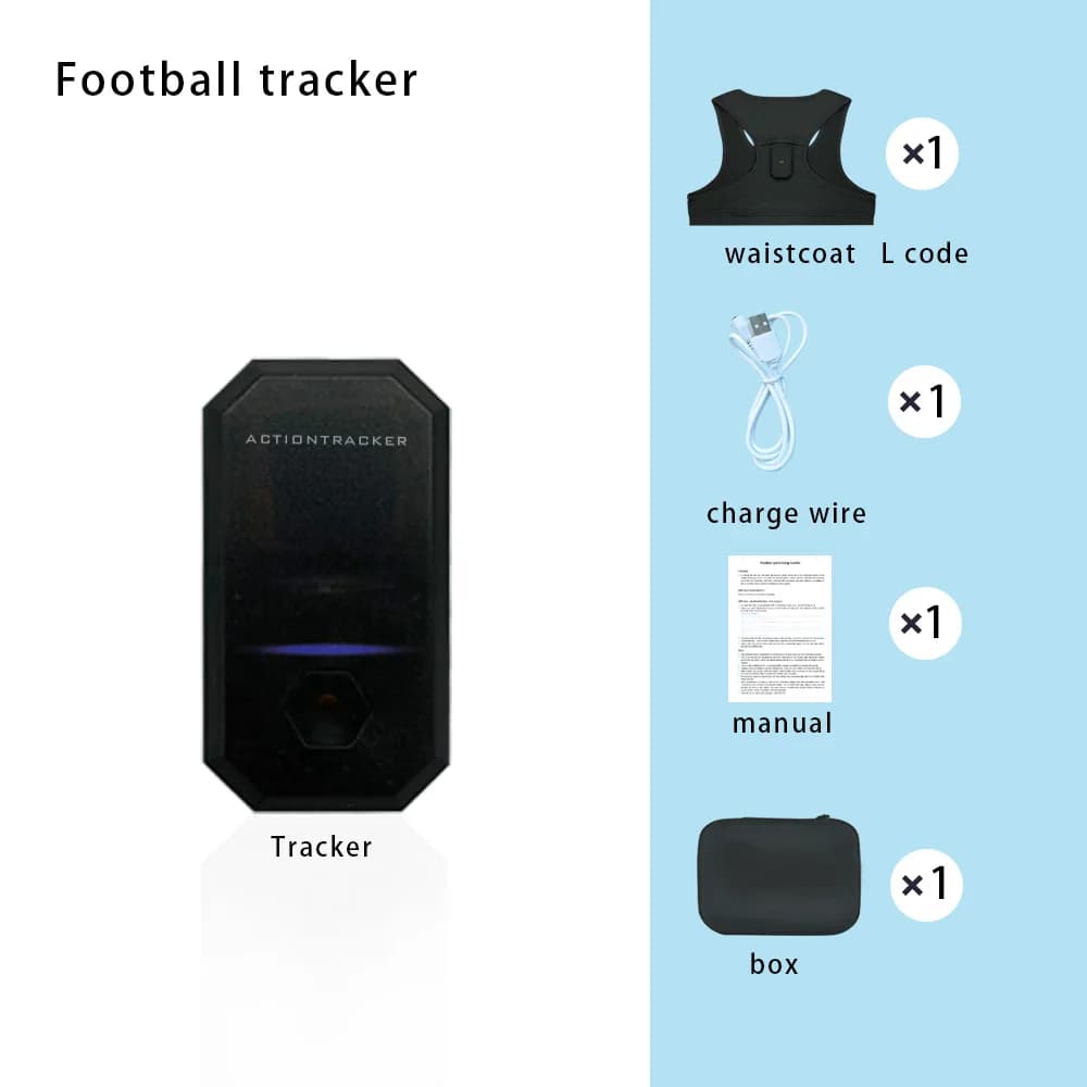 Traceur GPS de football AT01 | Graphiques de mouvements visuels, vitesse des joueurs et de l'équip