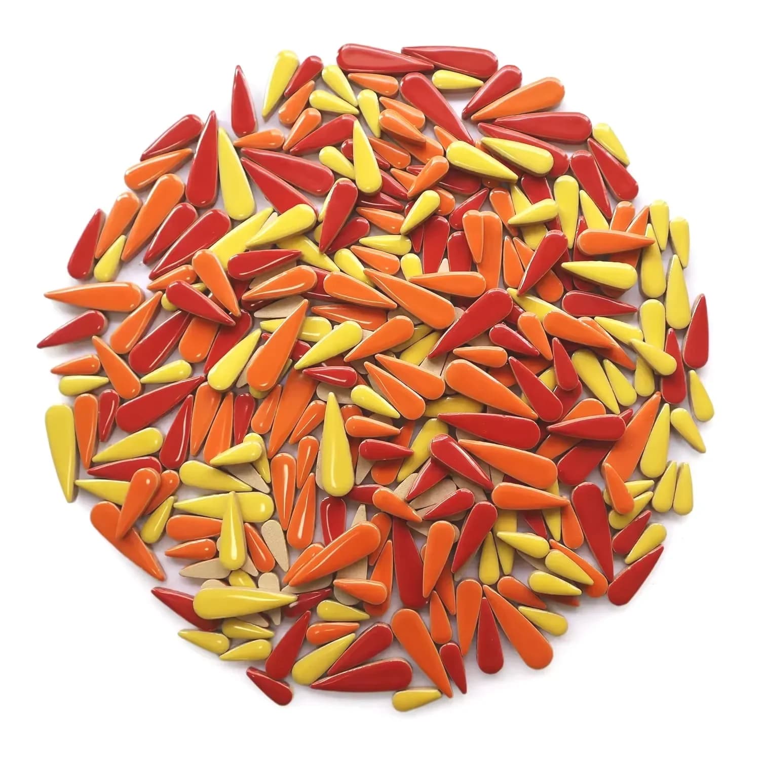 Carreaux de mosaïque en céramique irréguliers multicolores, 100g, bricolage, fabrication de pierres