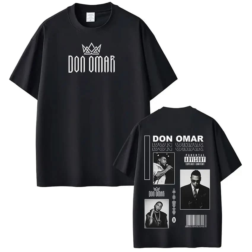 T-shirts imprimés album du rappeur Don Omar pour hommes et femmes, style gothique punk, t-shirts déc