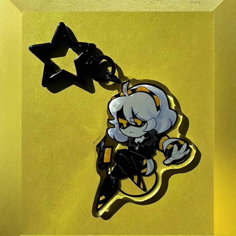 Ensemble de porte-clés Murder Drones - Breloques en acrylique Uzi N V Chibi - Cadeau pour fans d'ani