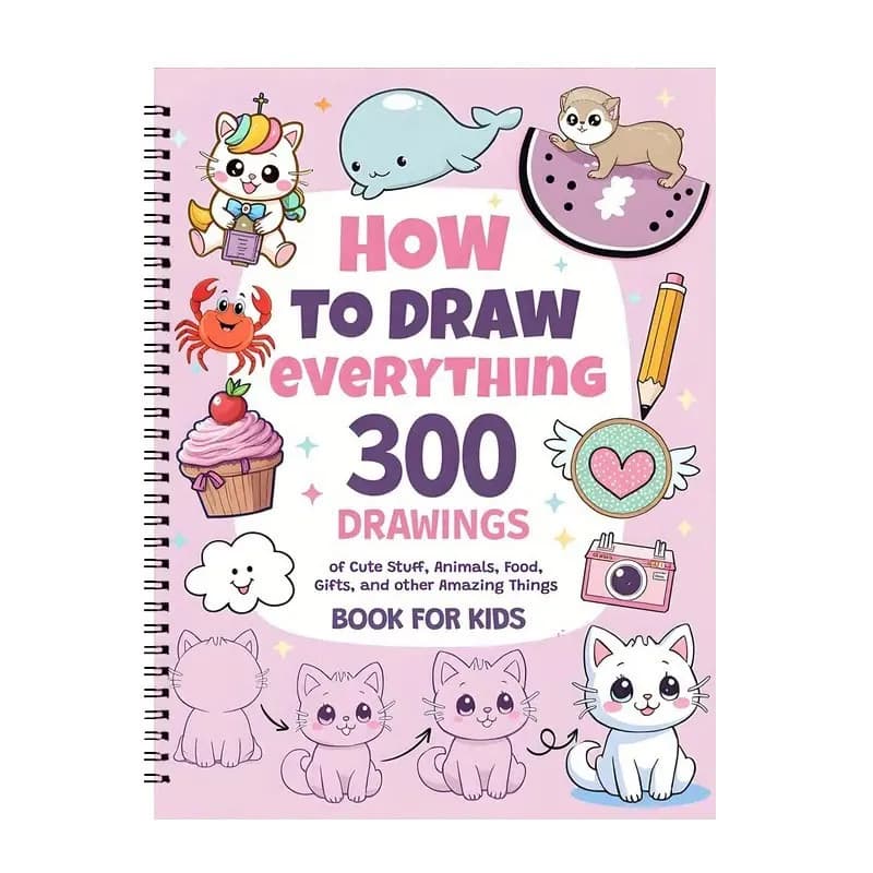 Comment dessiner n'importe quoi pour les passionnés de peinture, 300 dessins simples étape par étape