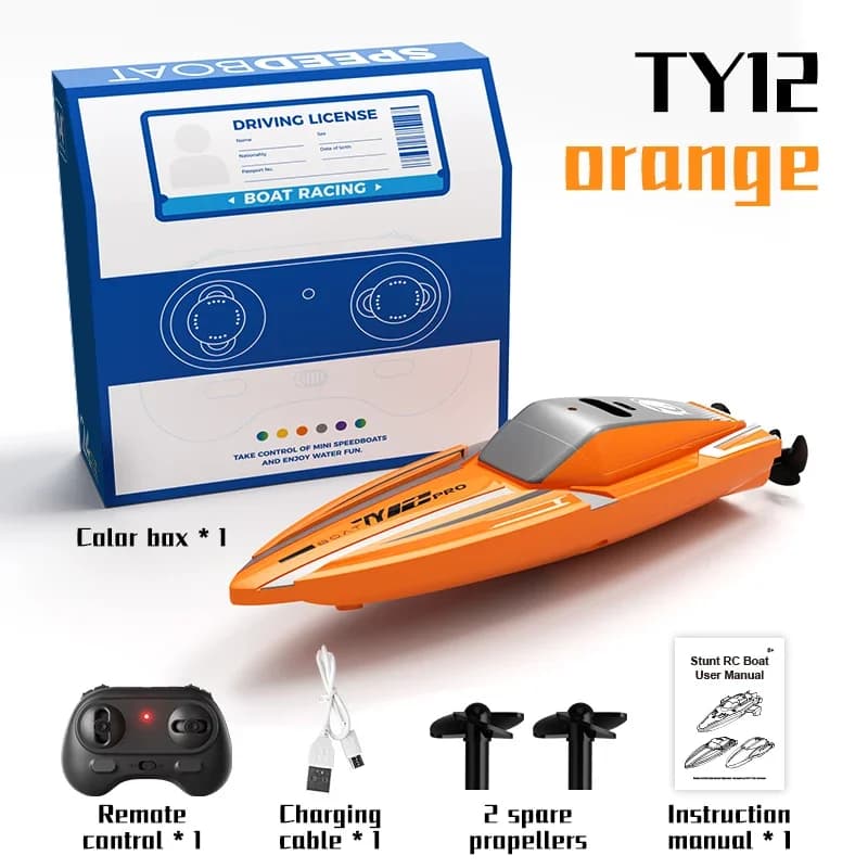 Mini hors-bord RC 2.4G, jeu de joueurs multiples, Double moteur, bateau à grande vitesse, piscine de