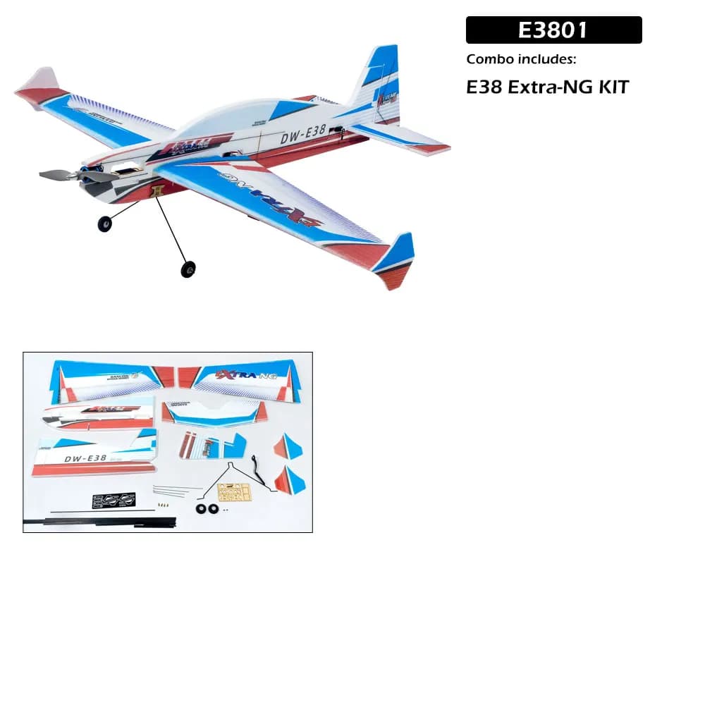 Real Hawk EPP Foamy-3D voltige RC peint avion, avion RC électrique, jouet d'extérieur, envergure ext