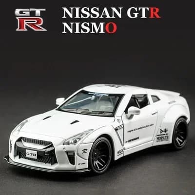Nissan Skyline Ares GTR R34 R35, modèle de voiture de sport en alliage, jouet en métal moulé sous pr