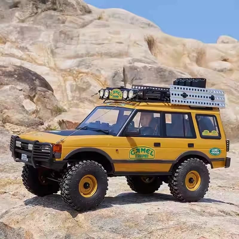 FMS 1/10 FCX10 “Camel Trophy” Modèle de véhicule tout-terrain RC RTR de type Defender/Discovery/Land
