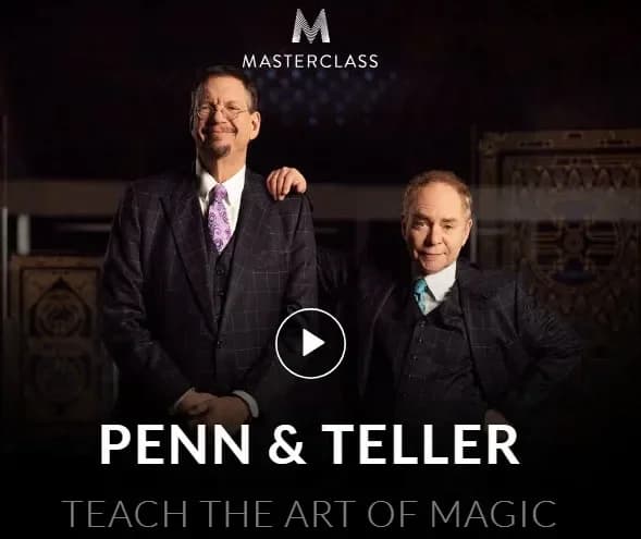 MasterClass | Penn & Teller enseigner l'art de la magie-tours de magie