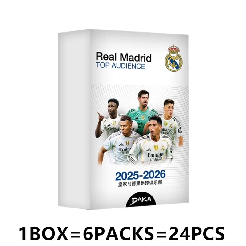 2025-26 En stock DAKA Top Audience Series 2 Carte de collection de stars de football avec notation d