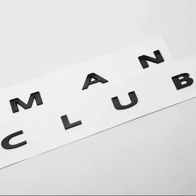 3d ABS noir lettres de voiture Clubman Logo coffre emblème Badge décalcomanie pour Cooper S F54 R55