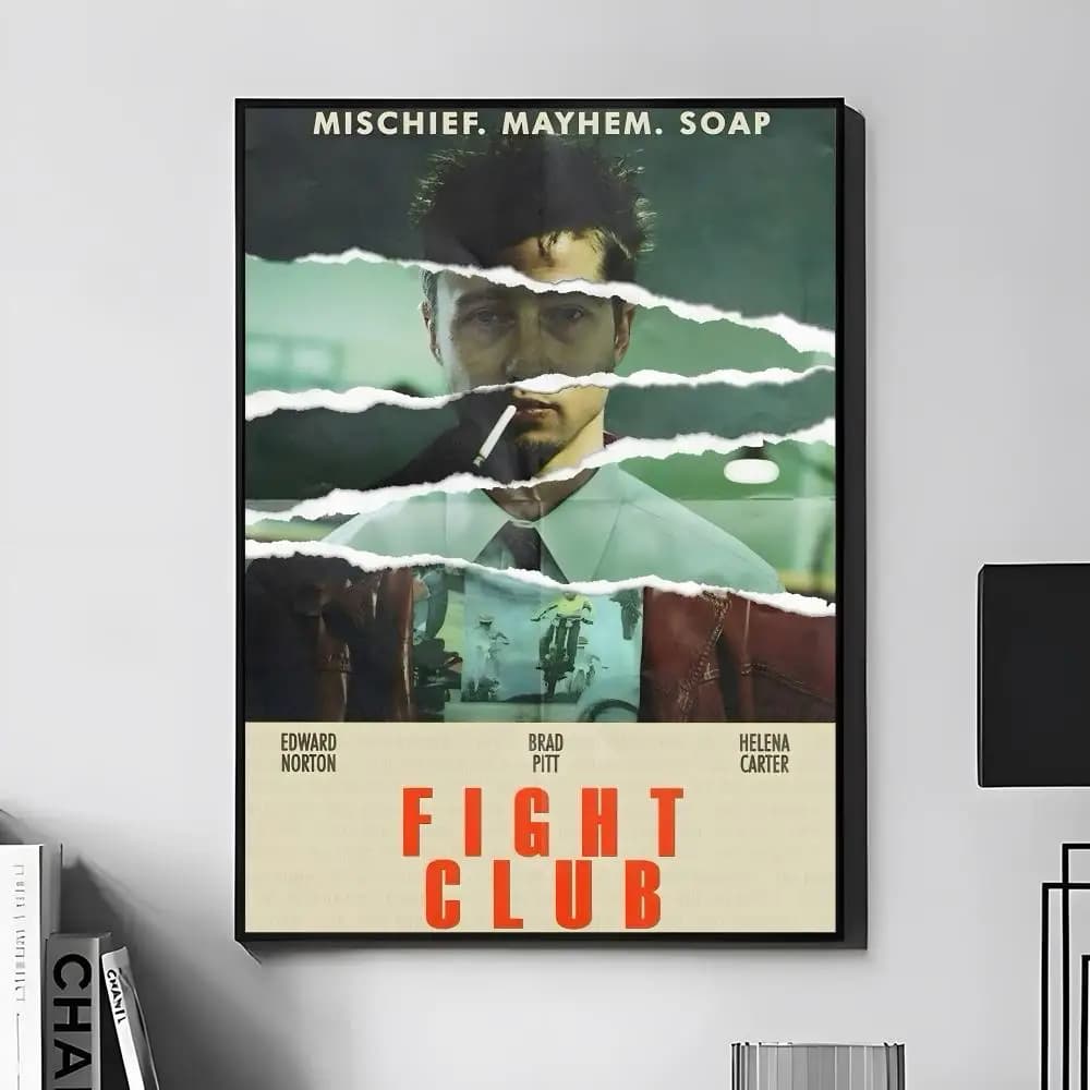 Affiche de film F-Fight C-Club, impression artistique murale, convient pour le salon, la chambre à c