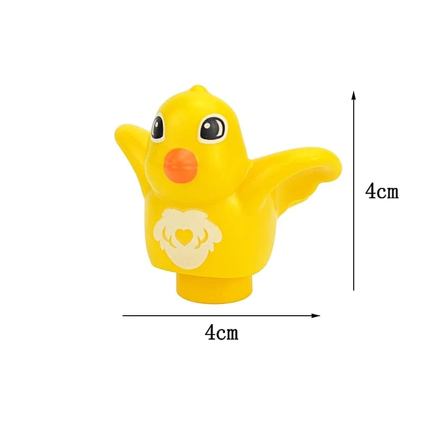 Duploes en vrac grande taille animaux bloc de construction grandes briques ferme Zoo dauphin lapin c