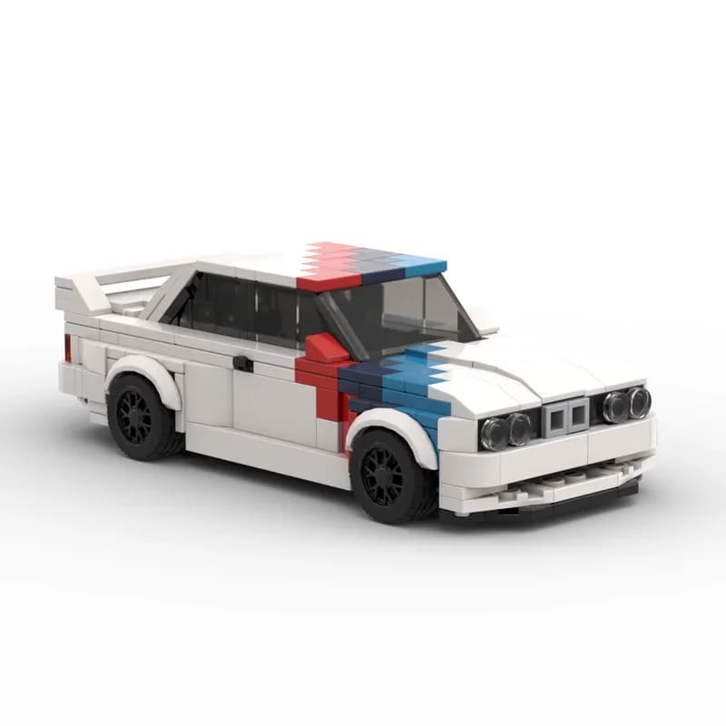 Moc Speed E30 M3 Racer voitures ville sport véhicule blocs de construction créatif Garage jouets pou