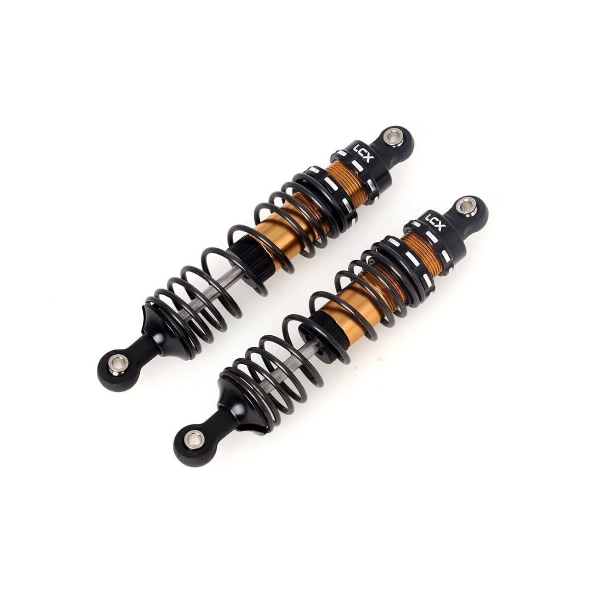 LCX Racing 1/10 RC voiture sur chenilles en aluminium 90mm Suspension choc ensemble 2 pièces pour Tr