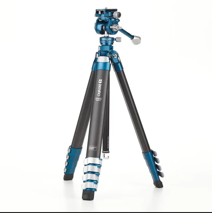 Benro CyanBird CB259CFK CB259AFK Trépied 5 sections en fibre de carbone avec tête hybride FS20PRO 2