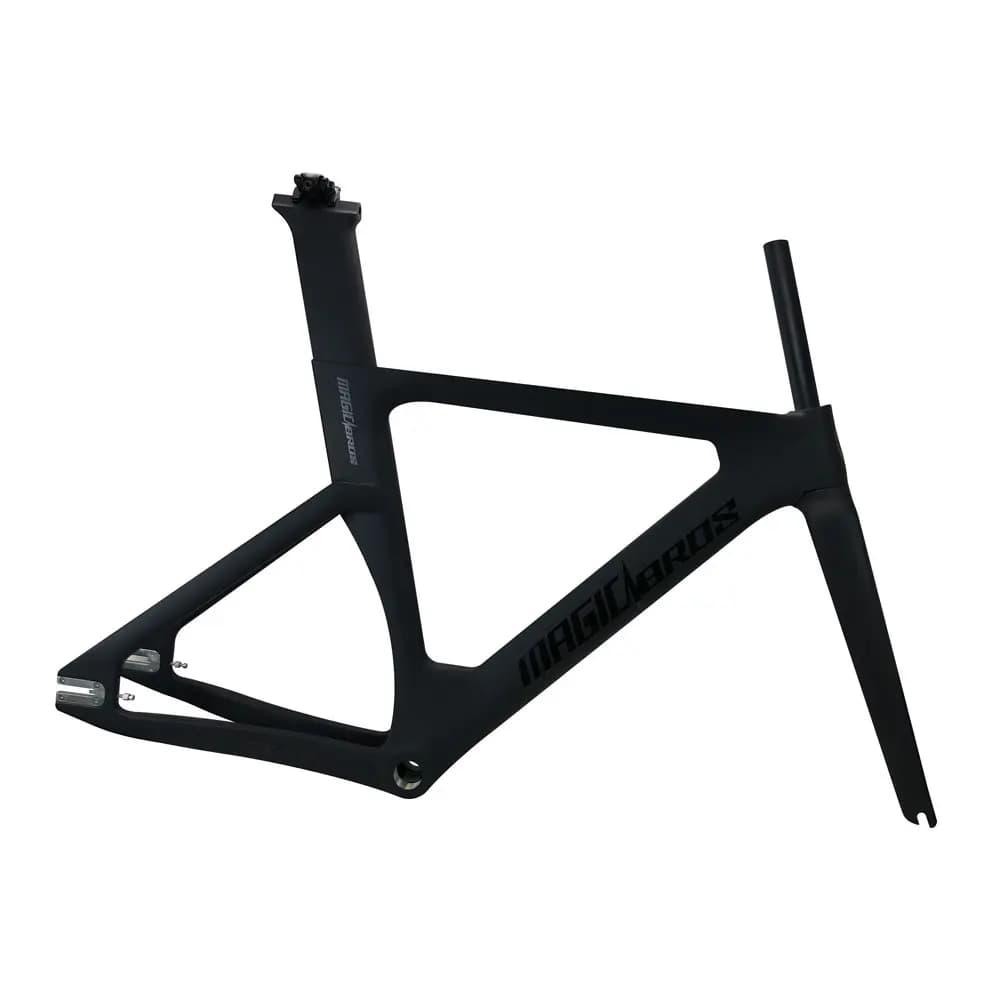 Ultraléger T800 700C course Fixie vélo de route cadre en Fiber de carbone vélo Fixie cadre de vélo d