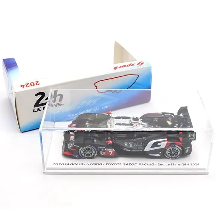 En Stock Spark 1:43 Toyota Gr010 hybride Le Mans 24h 2024 alliage Miniature moulé sous pression modè