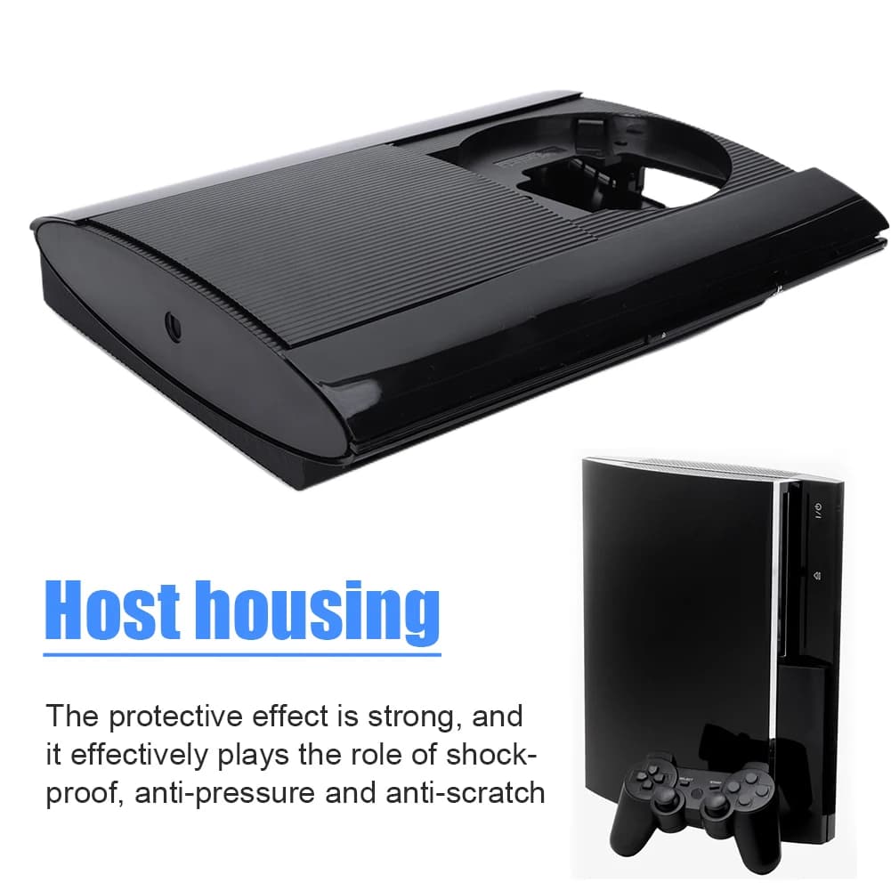 Boîtier complet coque Kit complet étui pour Console de jeu nouveaux accessoires de jeu noir avec vis