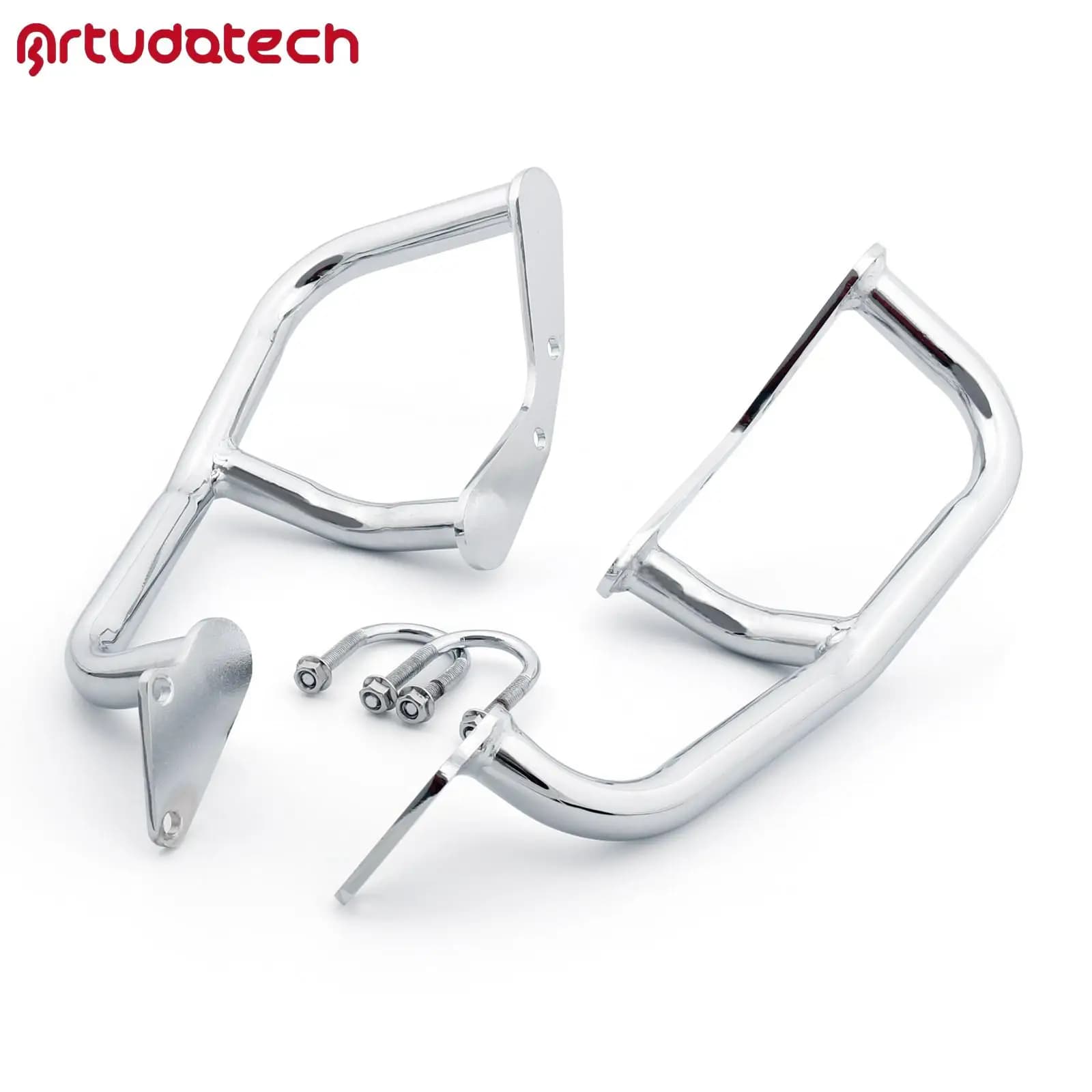 Artudatech Barre de protection chromée pour moteur de moto, compatible avec Honda Cb1100 2010 2011 2