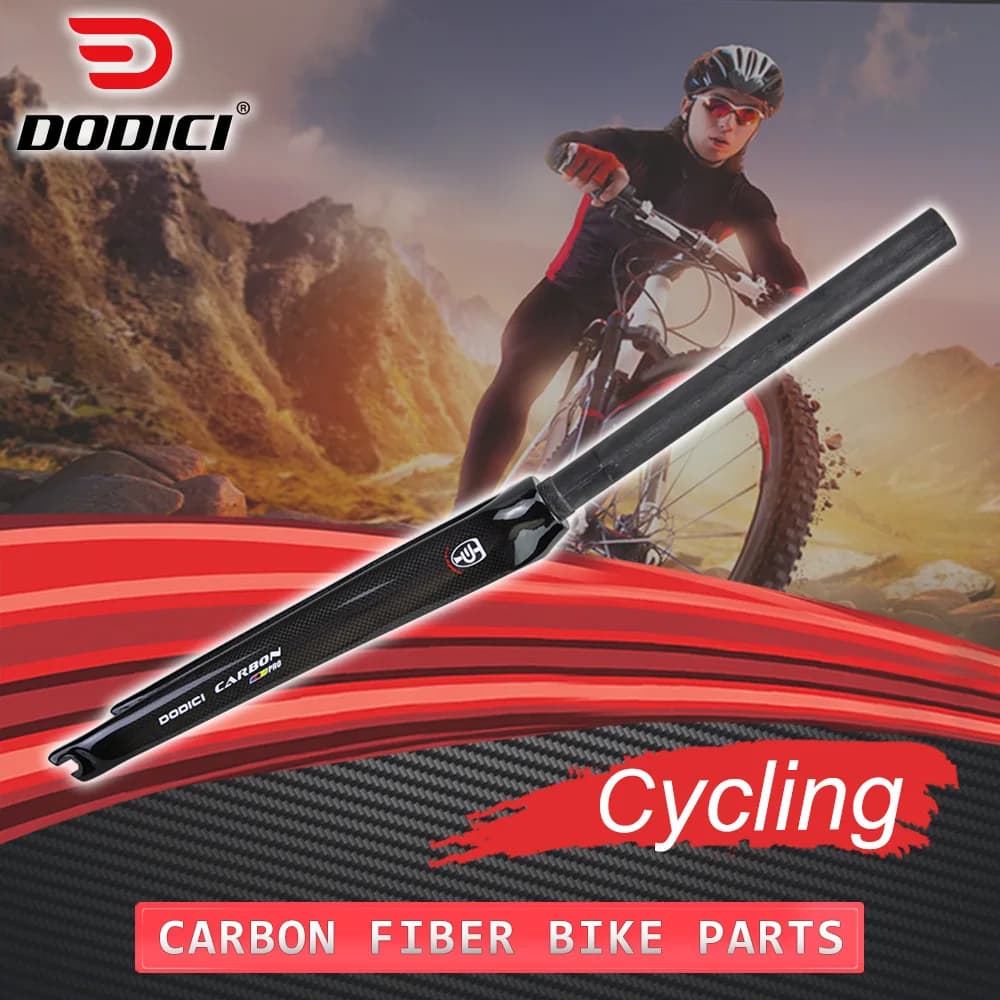 DODICI Fiber de carbone vélo de route fourche avant C forme frein 700C course équitation carbone fou