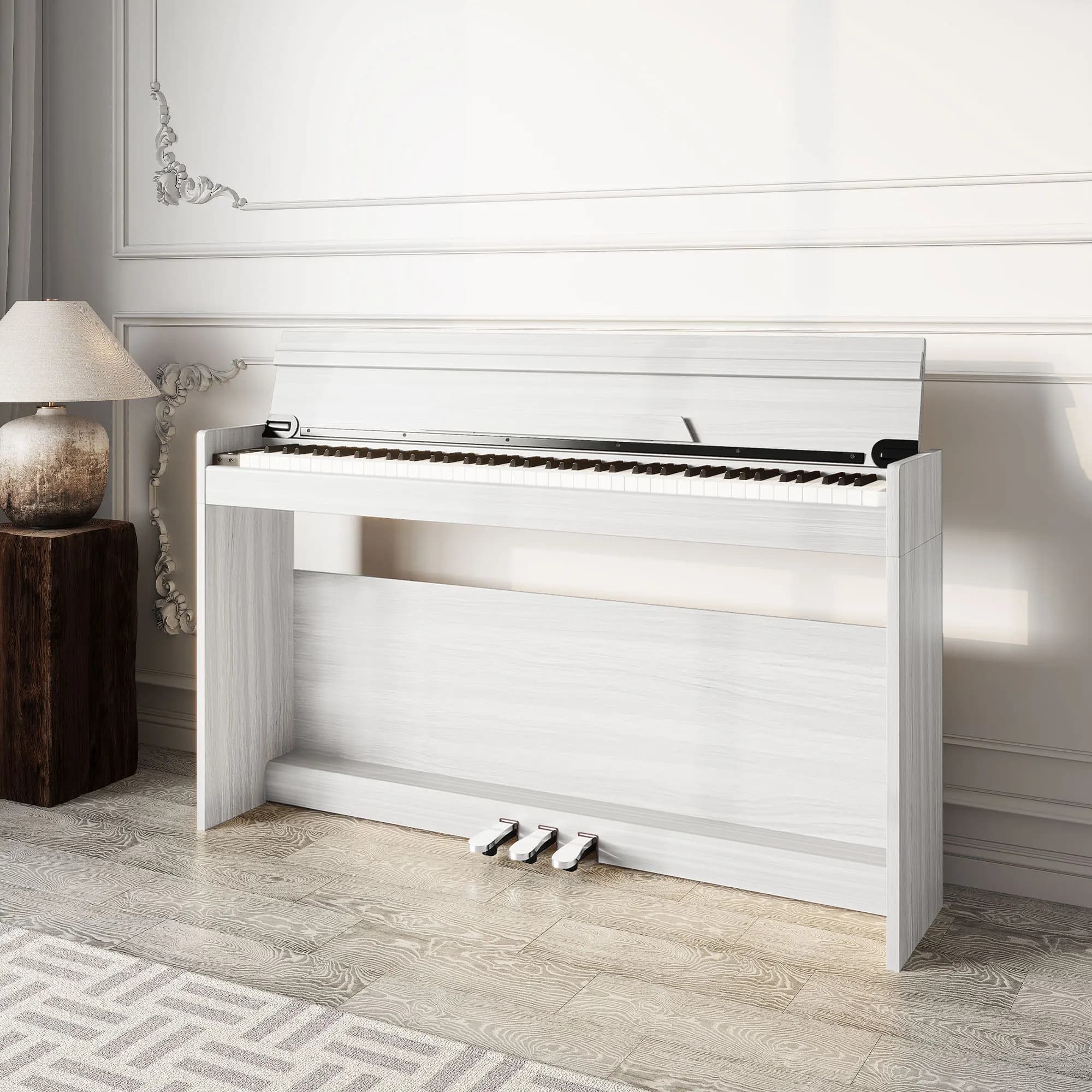 Piano numérique professionnel 88 touches lestées, clavier électronique, instruments de musique à ven