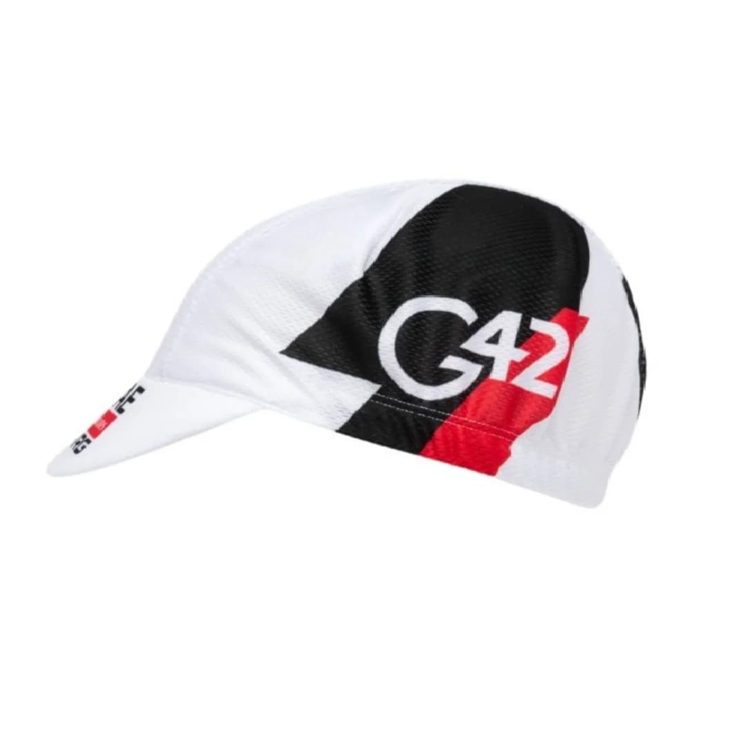 2026 UAE XRG TEAM – Paire de gants de cyclisme blancs à demi-doigts + Paire de chaussettes de cyclis