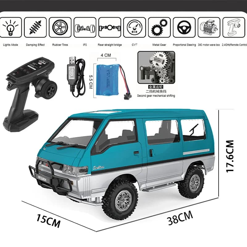 LDRC 1:12 LD1296 pour Mitsubishi Delika Rc voiture boîte de vitesses à deux vitesses 380 moteur esca