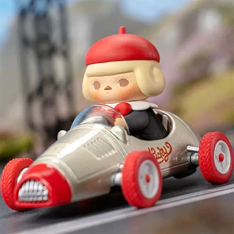 POP MART POPCAR Super Track série boîte aveugle jouets Kawaii Anime figurine Surprise boîte mystère 
