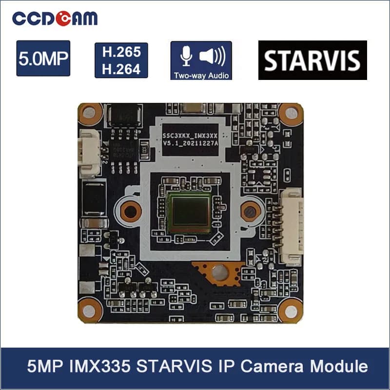 Module de caméra IP 5MP IMA50L12 MC-L12B pour drone, carte caméra IMX335 STARVIS MSTAR SSC30KQ pour