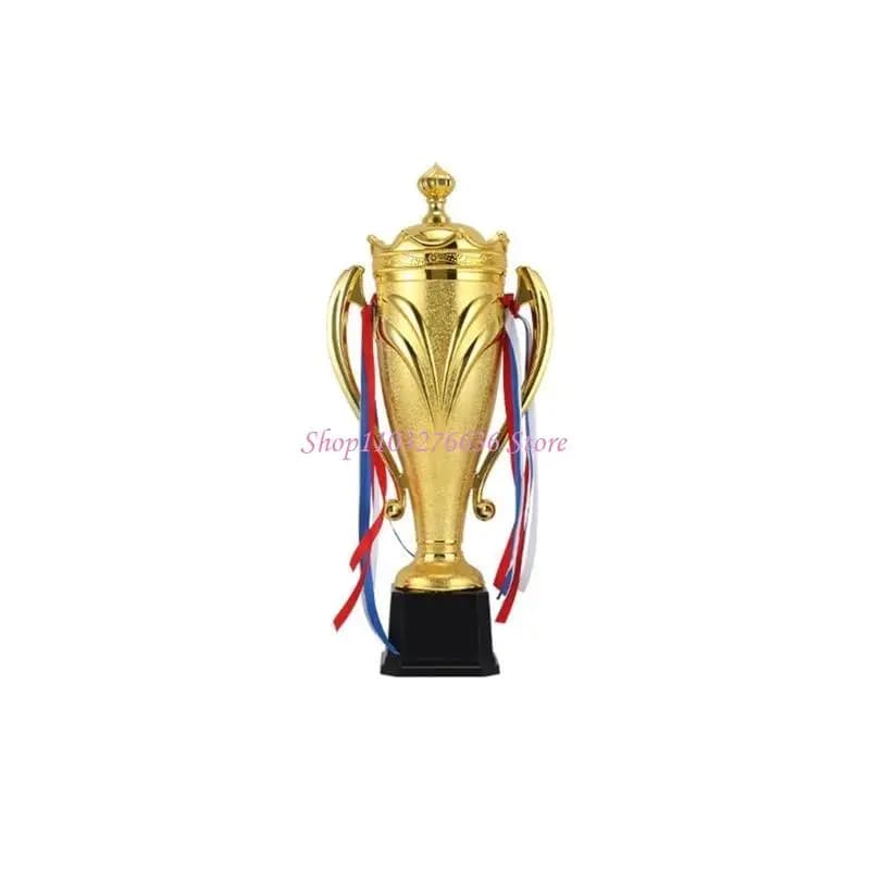 R6FD Coupe des trophées récompenses sportives en acier inoxydable robustes avec des rubans portables