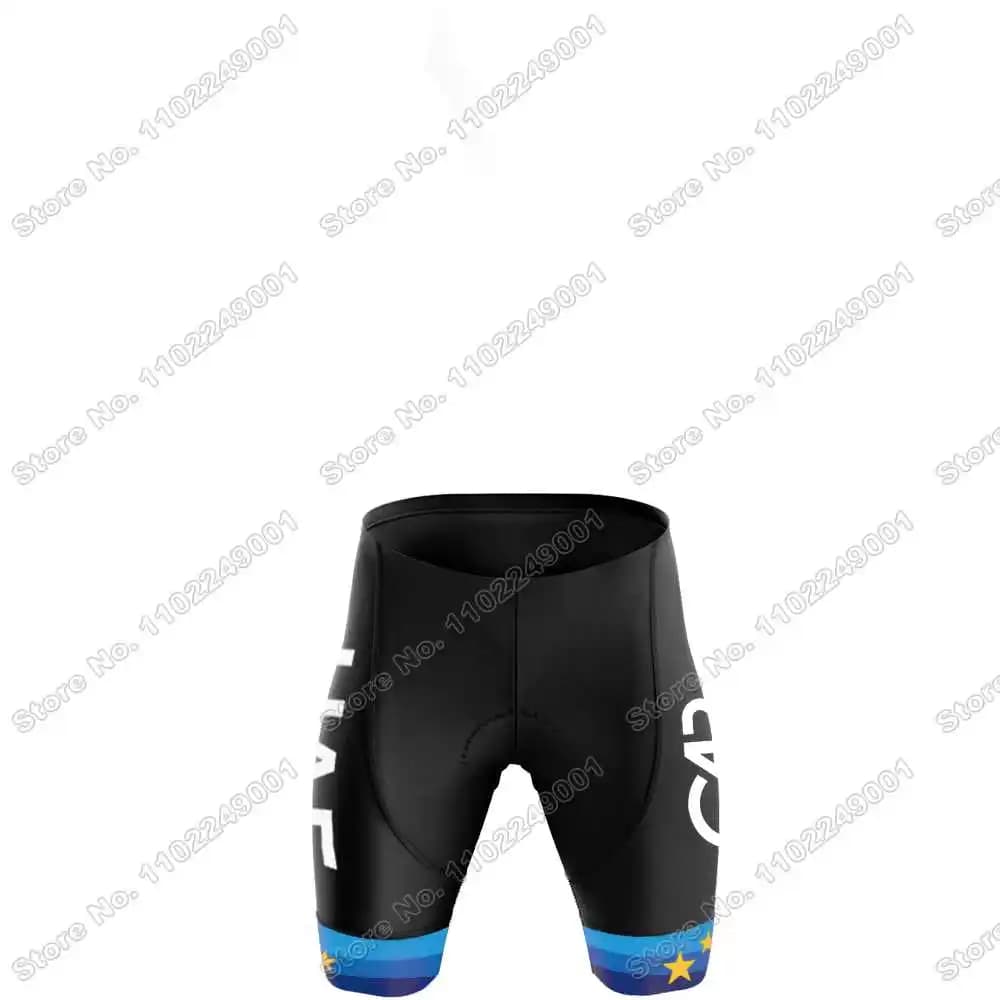Maillot de Cyclisme UAE Team 2025 Champion d'Europe,Vêtements de cyclisme Tadej Pogačar,Chemise de c