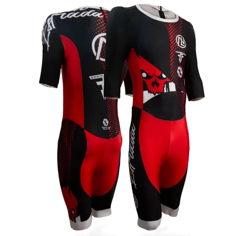 Combinaison de rmatérielle à manches courtes pour hommes, combinaison de skate en ligne, vêtements d