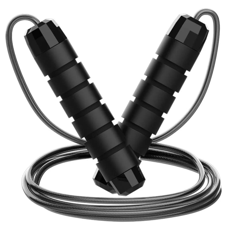 Nouvelle Corde à sauter en fil d'acier réglable pour l'exercice, le fitness et l'entraînement sporti