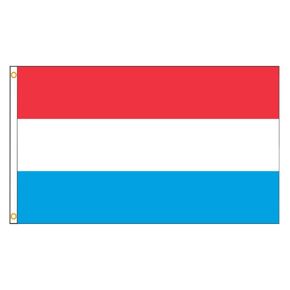 Drapeau National du Luxembourg en Polyester, 60x90cm, 90x150cm, pour décoration