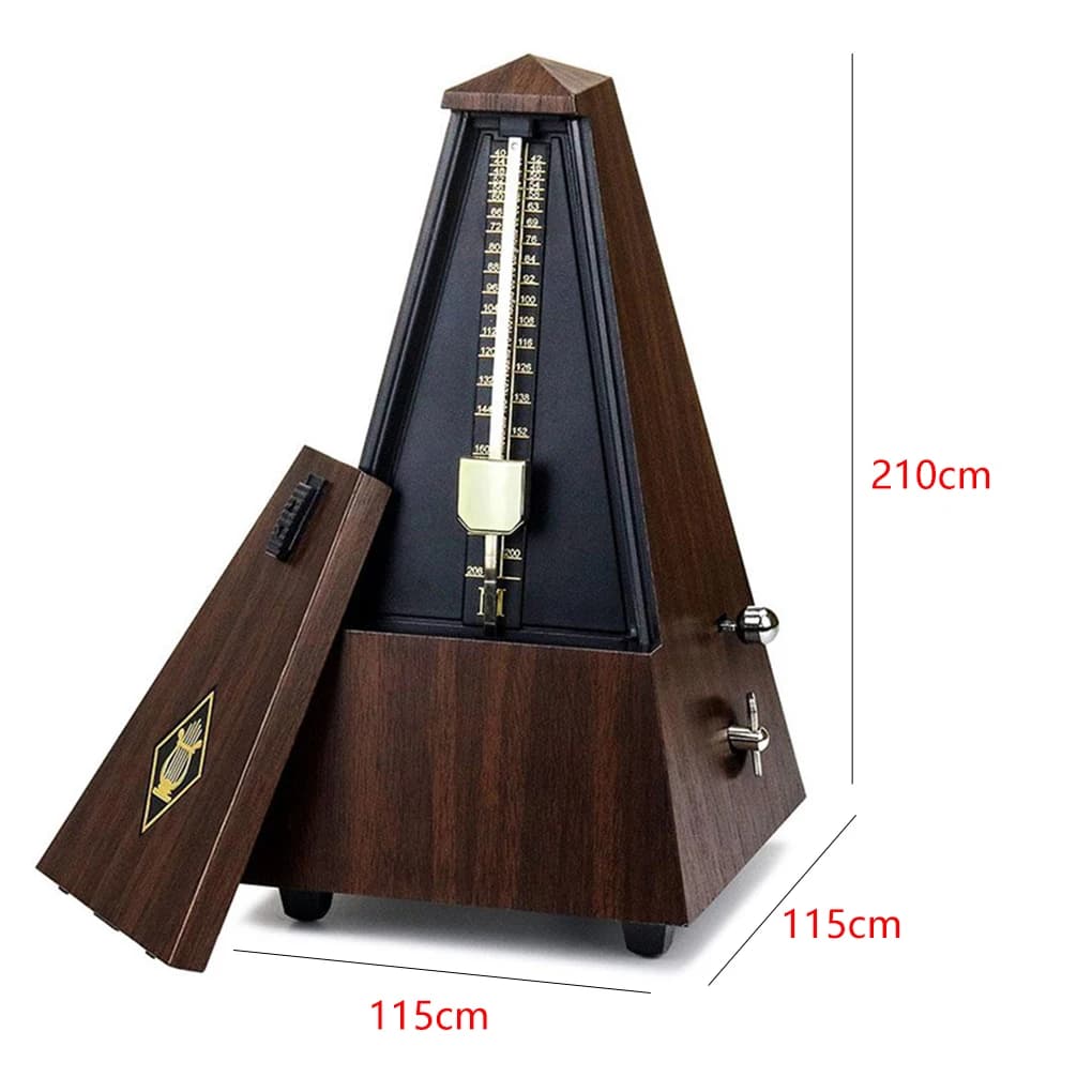 JEMetronome mécanique professionnel de haute précision, style vintage antique, pour piano, violon, m