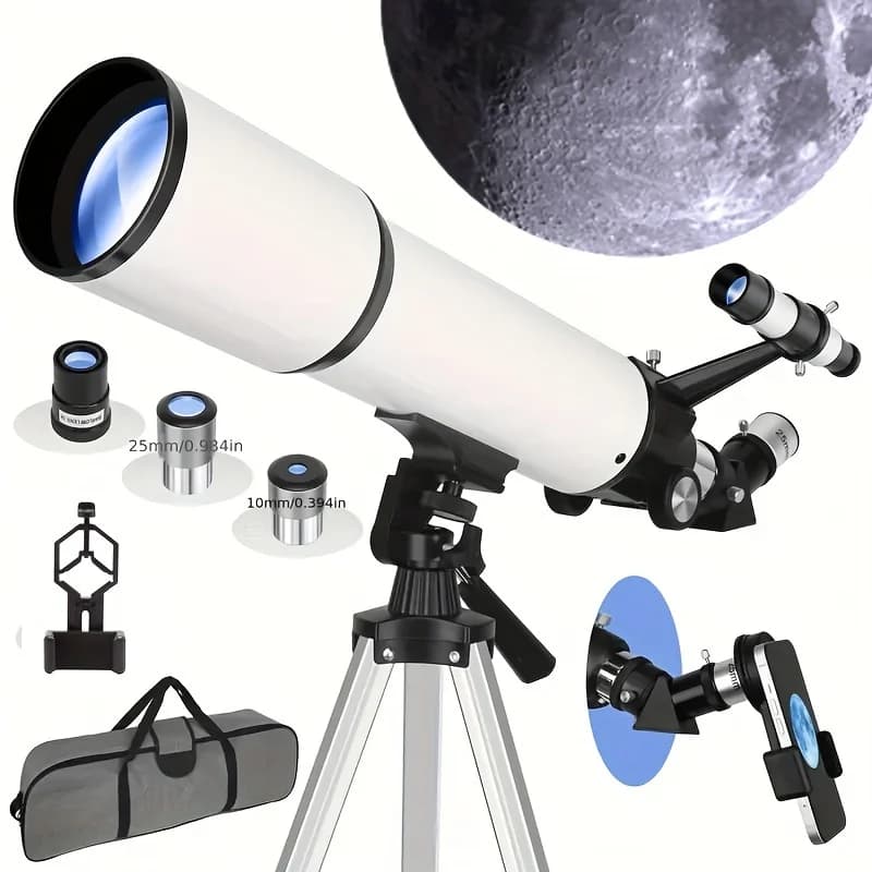 BORWOLF 80600 télescope astronomique professionnel 180X monoculaire 80MM grande ouverture pour l'obs