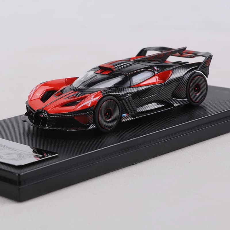 Modèle RM 1:64 Bugatti Bolide Supercar, véhicule miniature en métal, modèle de voiture de collection