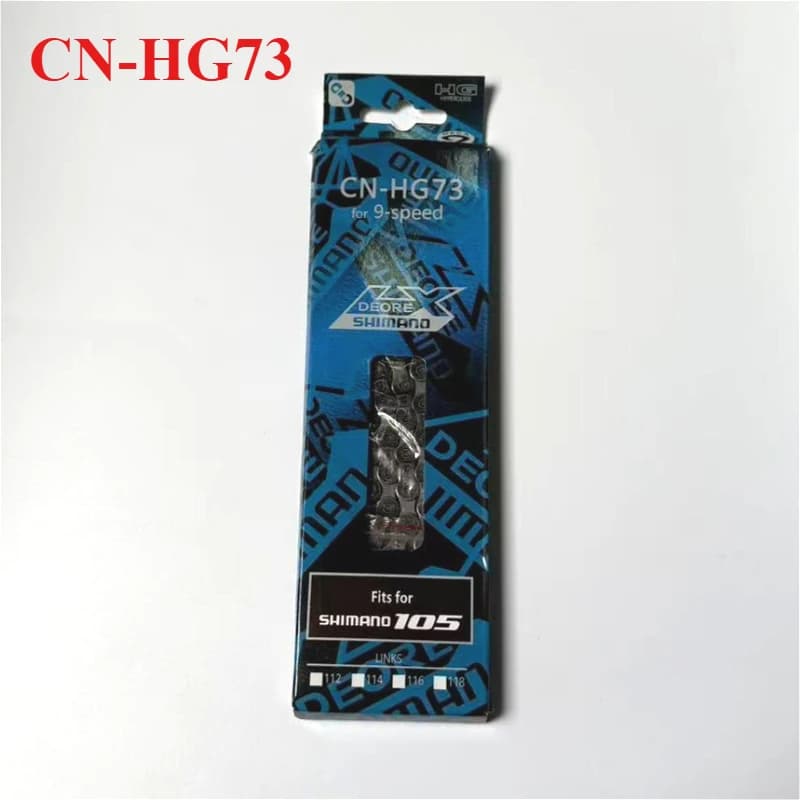 Chaîne de course Shimano 8/9/10 vitesses – Modèles HG40 HG54 HG95 HG53 HG73, 116 maillons optimisés
