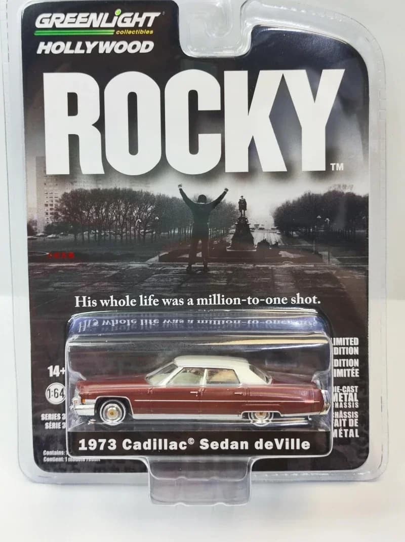 Greenlight 1:64 1973 Cadillac berline deville haute Simulation moulé sous pression en alliage de mét