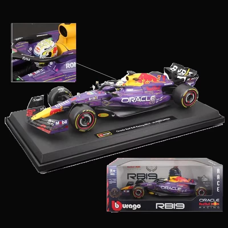 Bburago 1:18 Red Bull RB19 F1 modèle de voiture 2023 formule course grande taille édition spéciale #