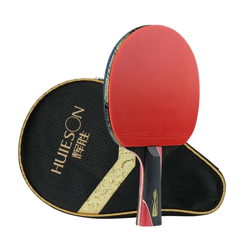 Raquette de tennis de table professionnelle en carbone pour entraînement individuel, pour joueurs dé
