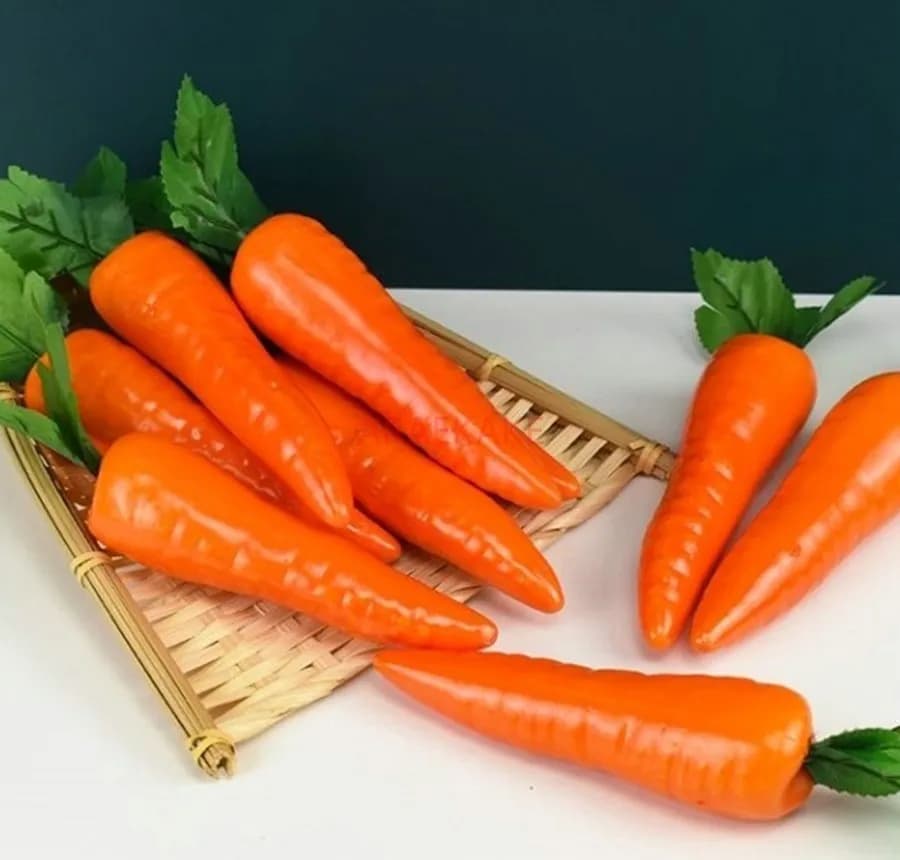 Modèle de carotte simulée, faux légume, ornement de petite carotte, accessoire de photographie, 5 pi