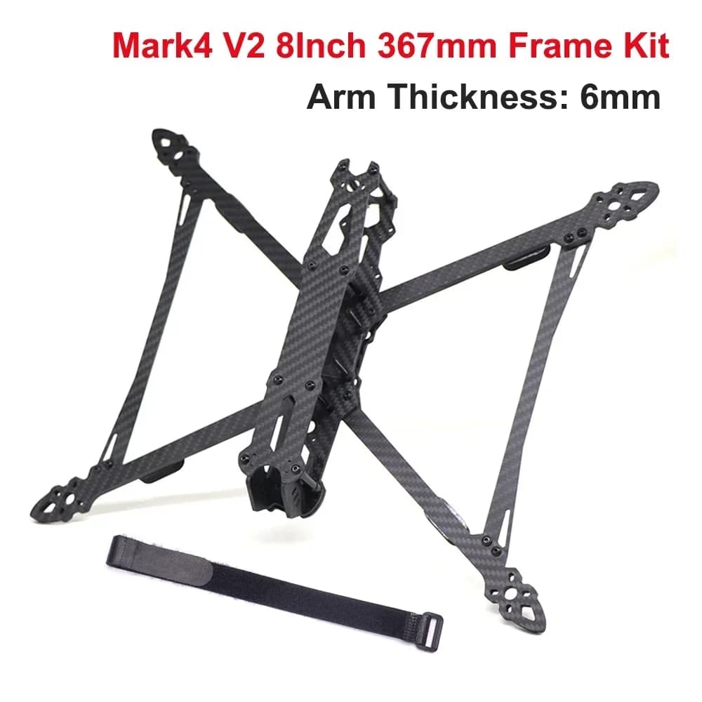 Cadre de drone de course Mark4 V2 FPV, bras entièrement en fibre de carbone de 5 mm, châssis quadrir