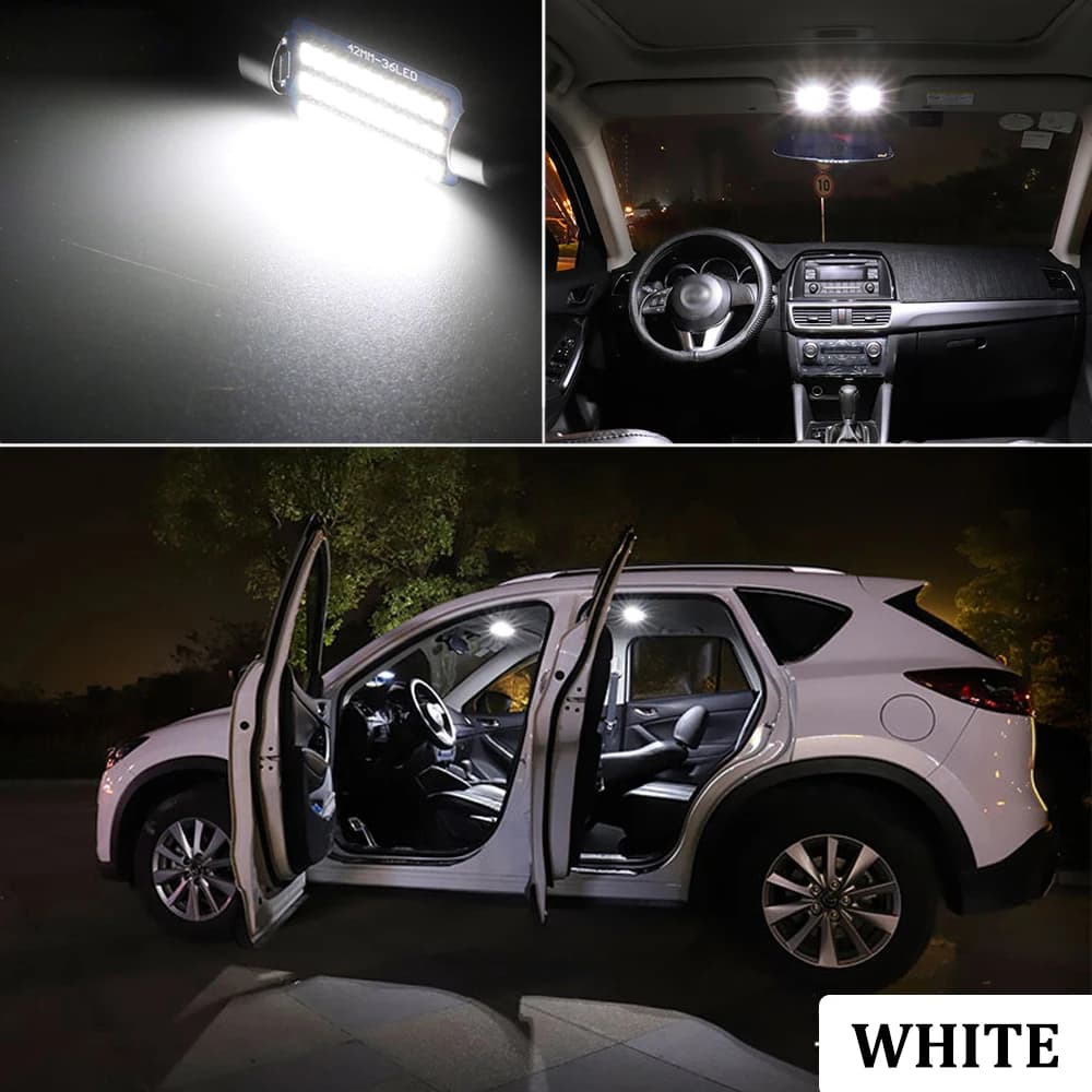 ABRIGHT – éclairage intérieur LED Canbus pour voiture, pour Ford Escape Explorer Expedition Edge Exc