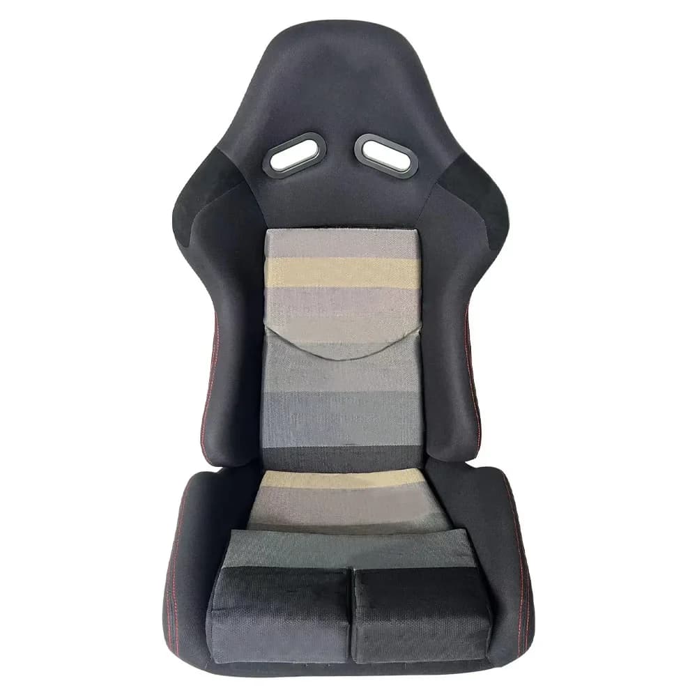 1PC Siège baquet universel de sport réglable en tissu pour simulateur de course automobile, pièces i