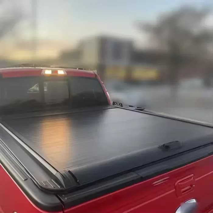 Couverture de benne de camion rétractable, tonneau manuel en alliage d'aluminium, pour Ford F150 F25